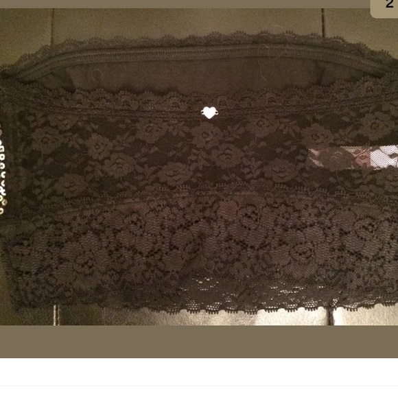 VS PINK Bling Sequin Lace Bandeau Bralette - Picture 2 of 3